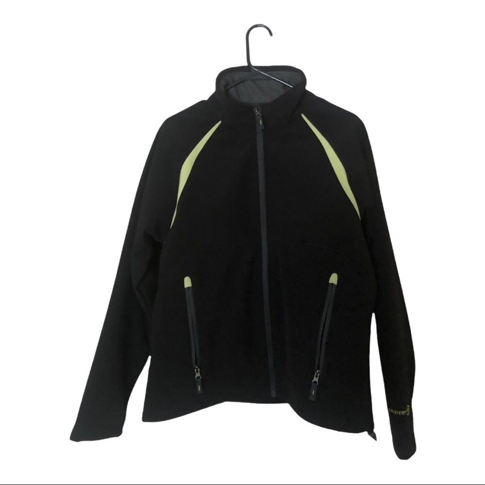 Free Country Men's Jacket size XL,  black,  polyester,  excellent condit…